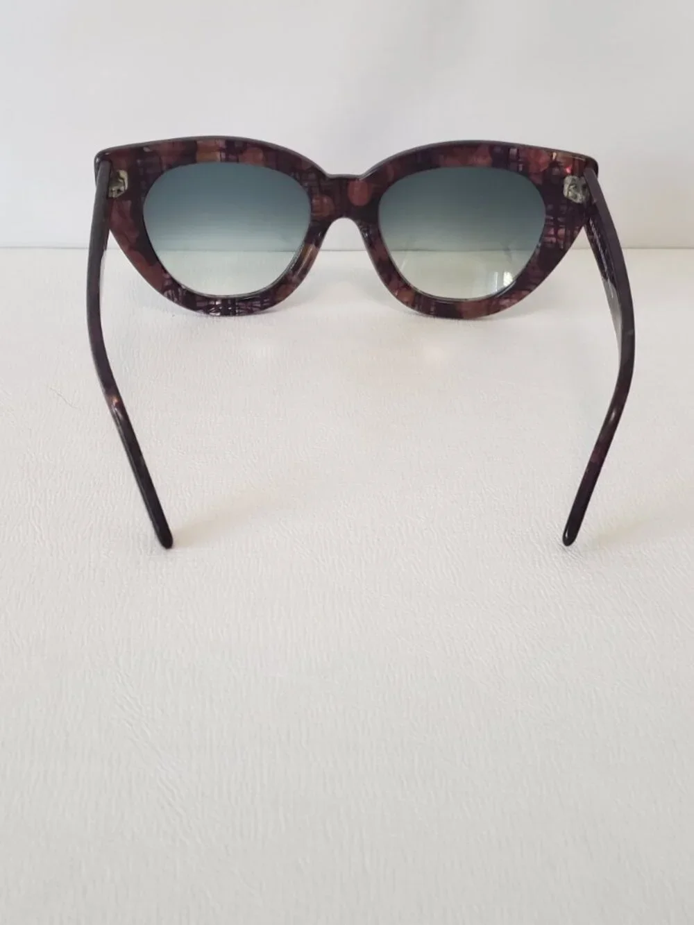 Morgenthal Frederics New York Sunglasses Made in France MAE Oversized Gradient